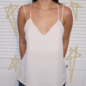 Cross Back Blouse Tank